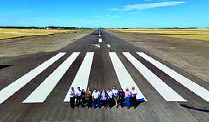 New runway completed at Moosomin Airport